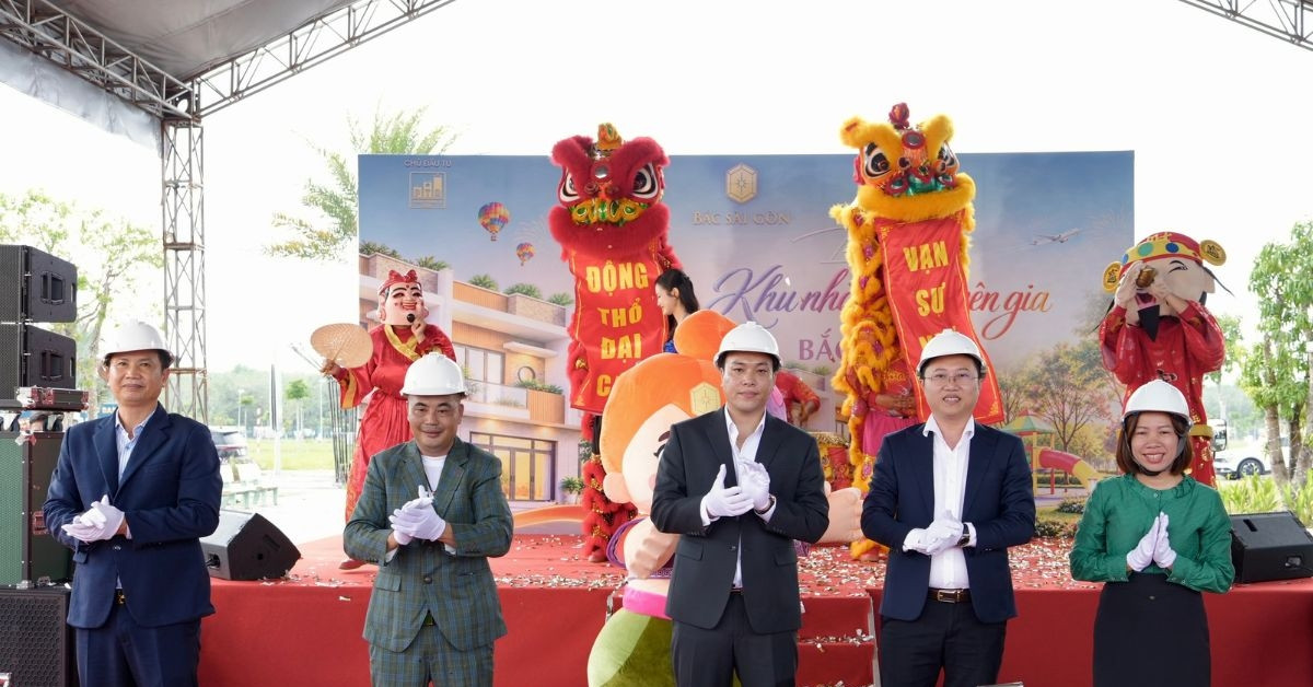 Đón lực cầu từ các khu công nghiệp, KĐT Bắc Sài Gòn khởi công 54 căn nhà phố