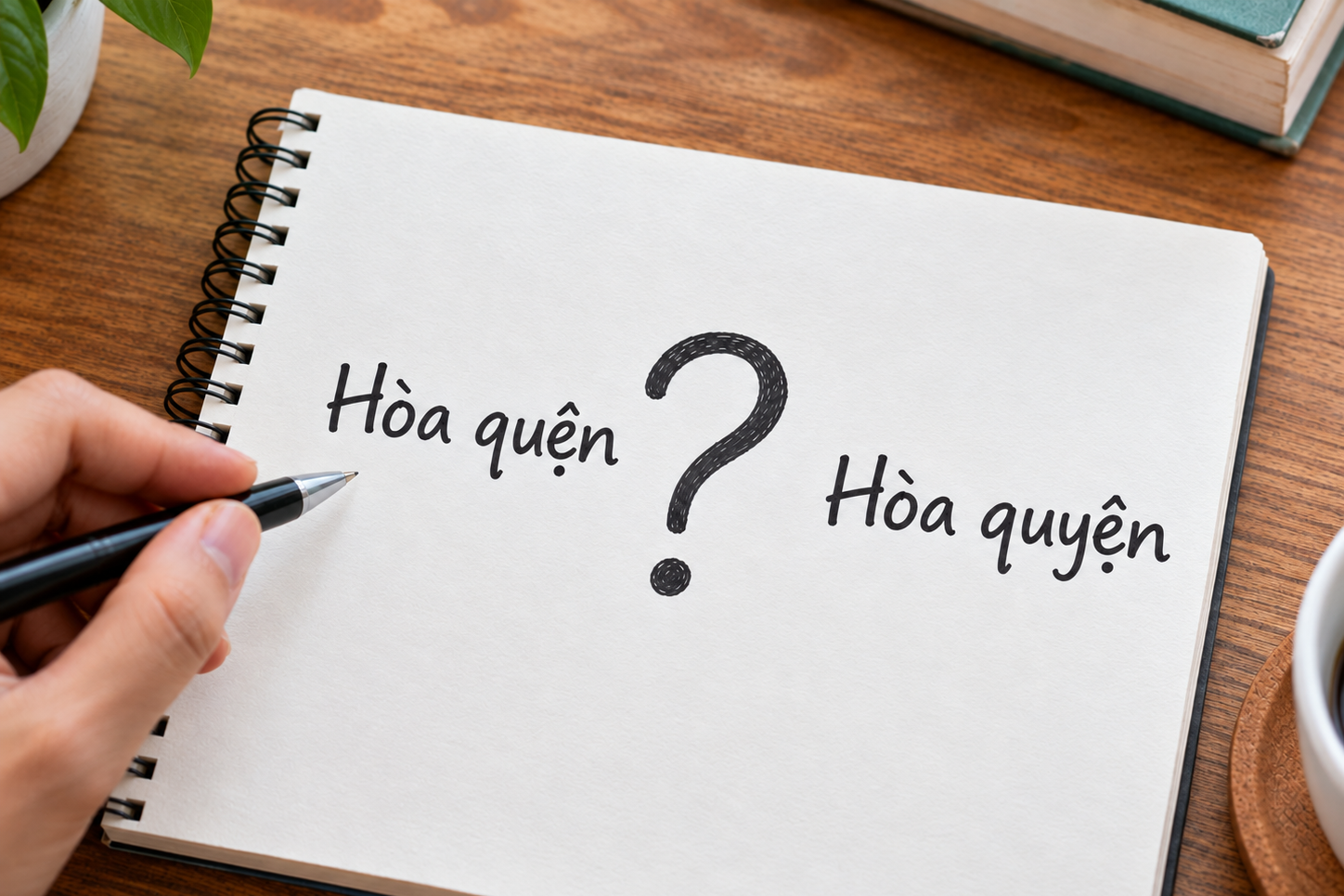 Hòa quện hay hòa quyện, từ nào mới đúng chính tả?