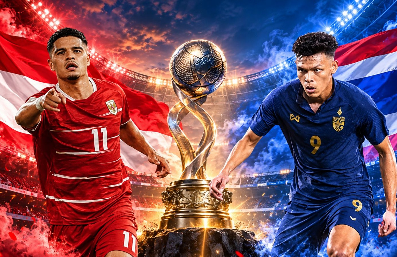 Trực tiếp bóng đá Indonesia vs Thái Lan: Rực lửa chung kết FIFA ASEAN Cup