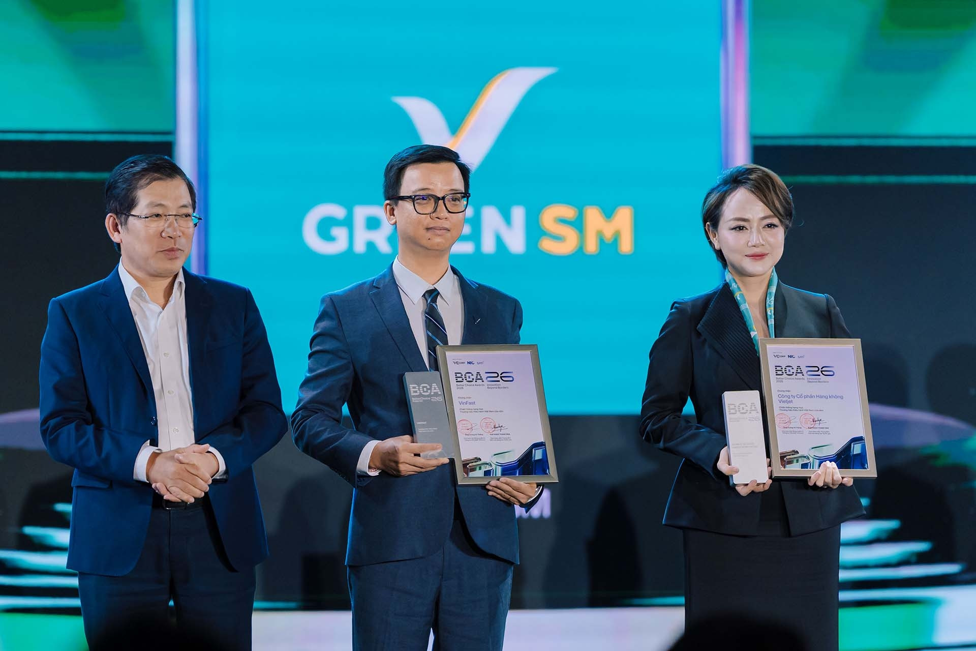 VinFast và Green SM đạt 8 giải thưởng tại Better Choice Awards 2026