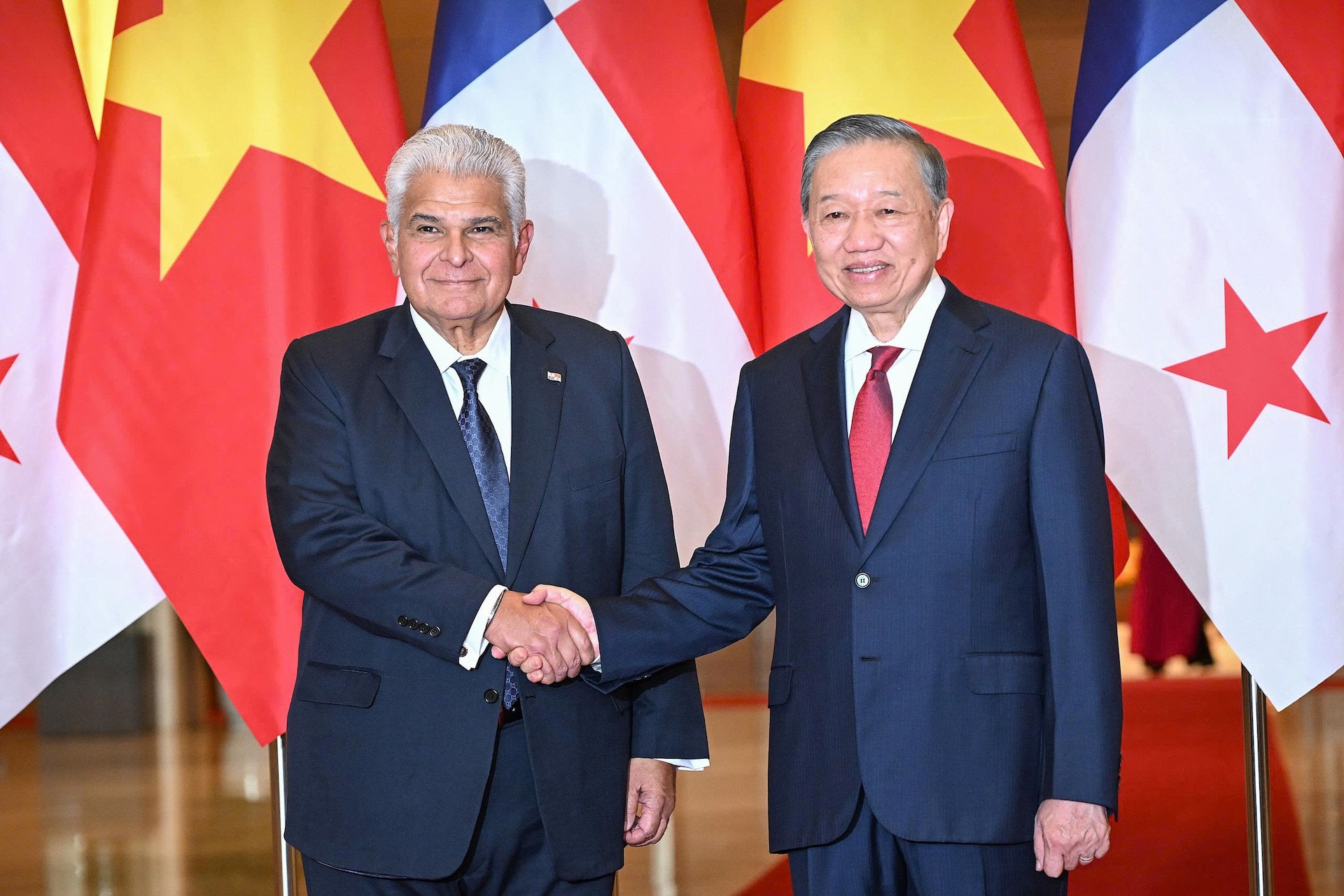 Tổng Bí thư, Chủ tịch nước Tô Lâm chủ trì Lễ đón Tổng thống Panama