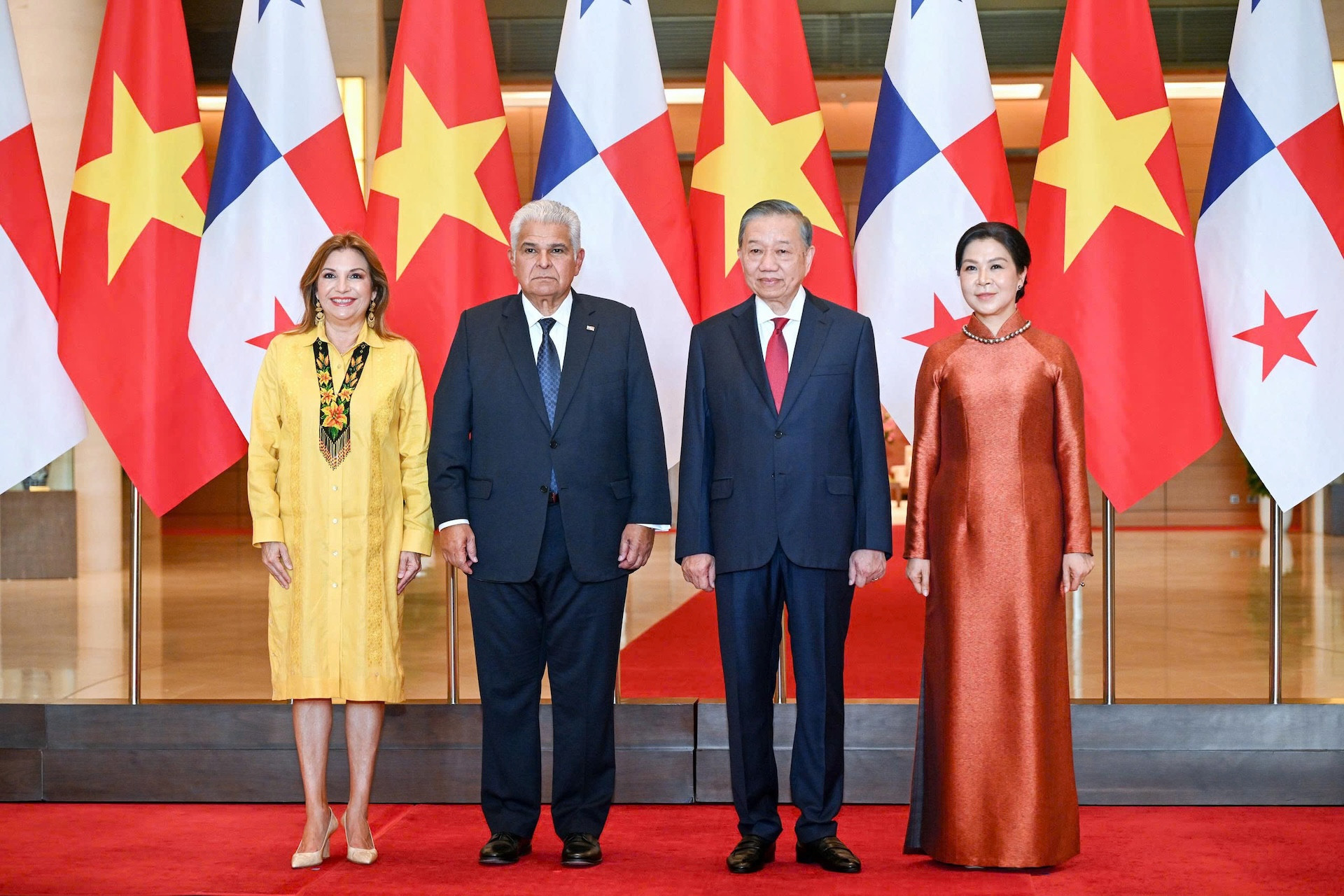 Tổng Bí thư, Chủ tịch nước Tô Lâm chủ trì Lễ đón Tổng thống Panama