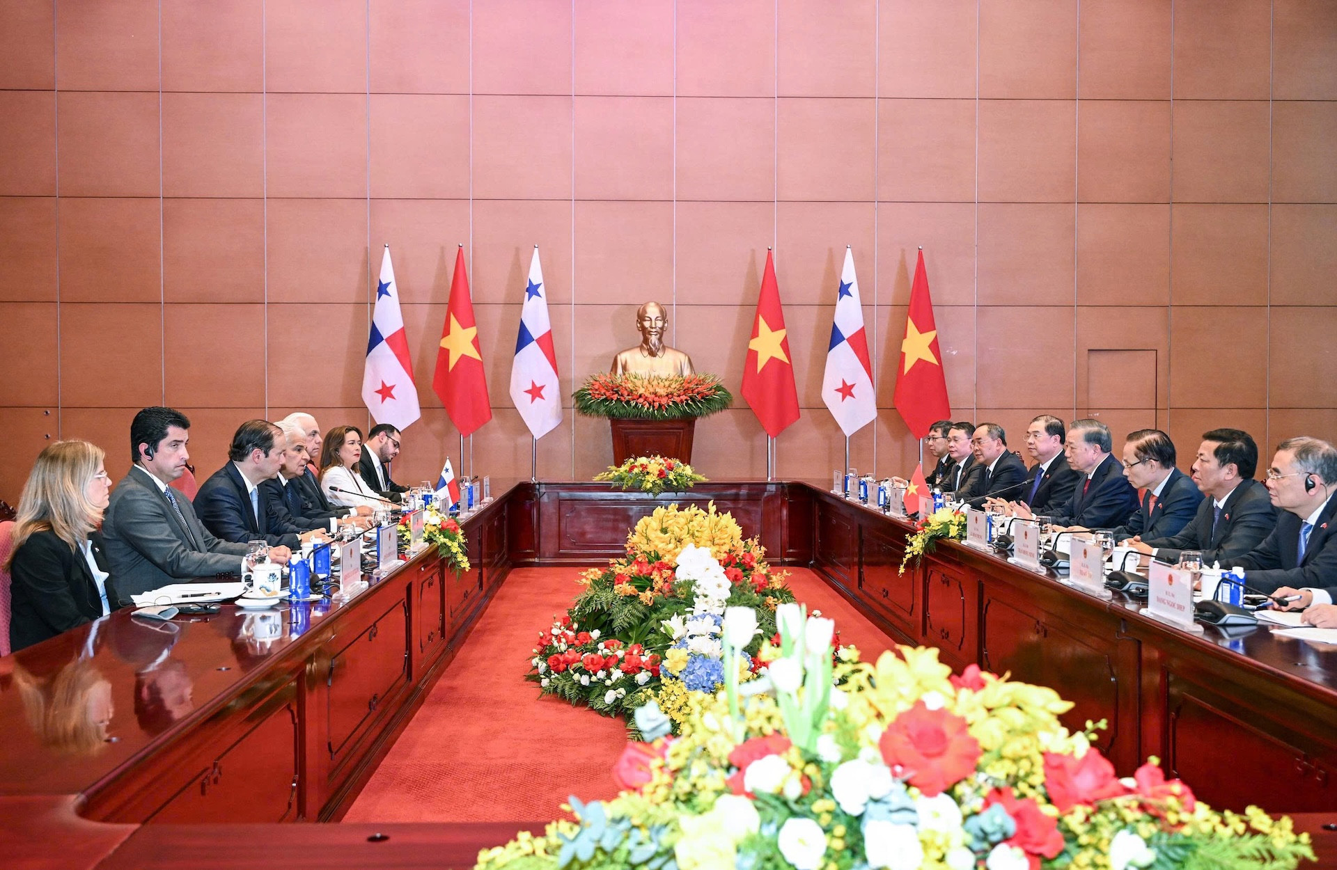 Tổng Bí thư, Chủ tịch nước Tô Lâm chủ trì Lễ đón Tổng thống Panama