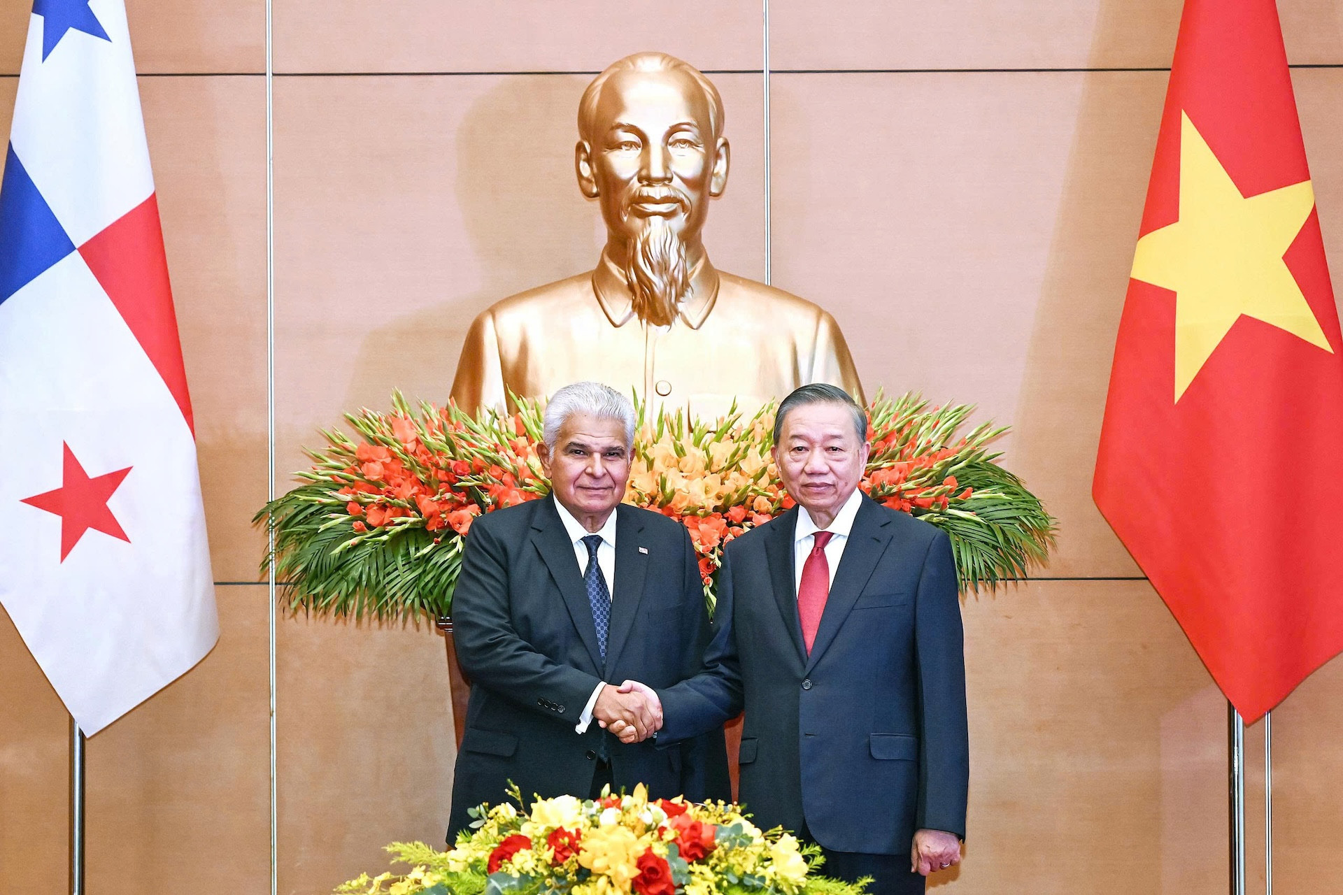 Tổng Bí thư, Chủ tịch nước Tô Lâm chủ trì Lễ đón Tổng thống Panama