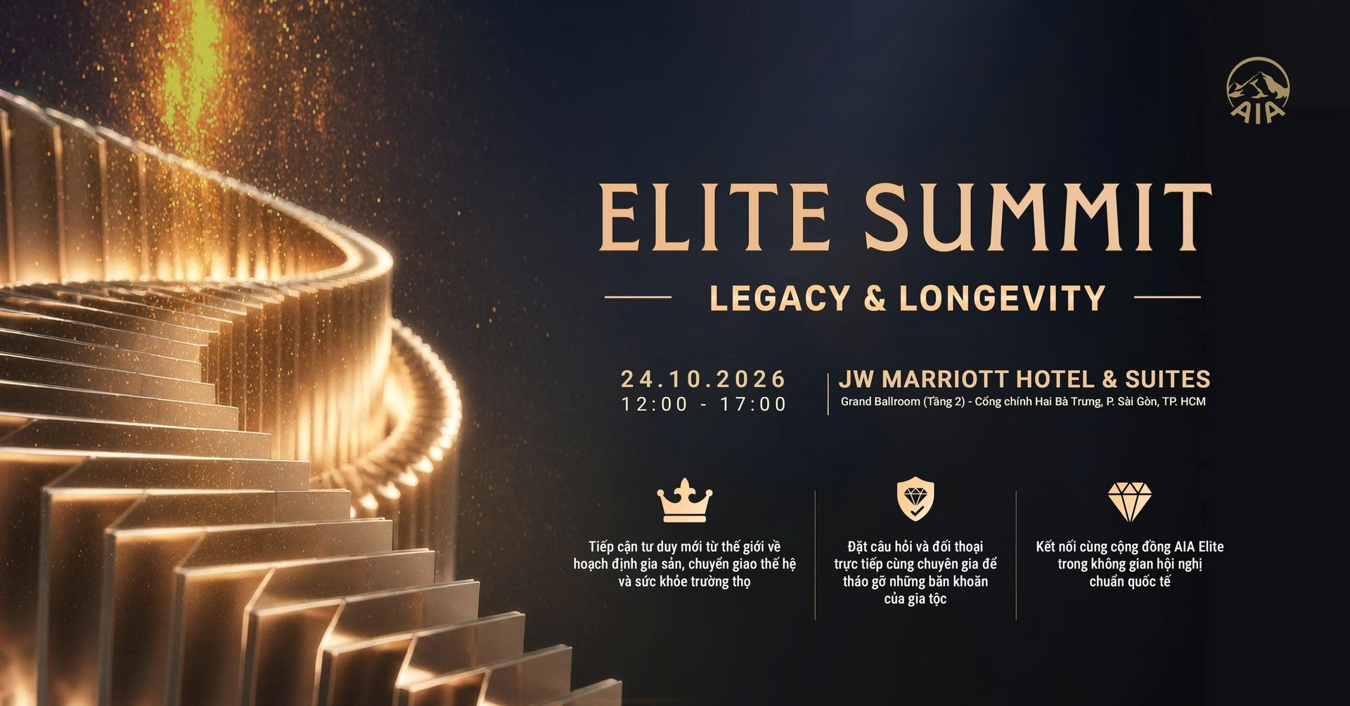 AIA Elite Summit 2026- Đặt tài sản và sức khỏe trong tầm nhìn phát triển dài hạn