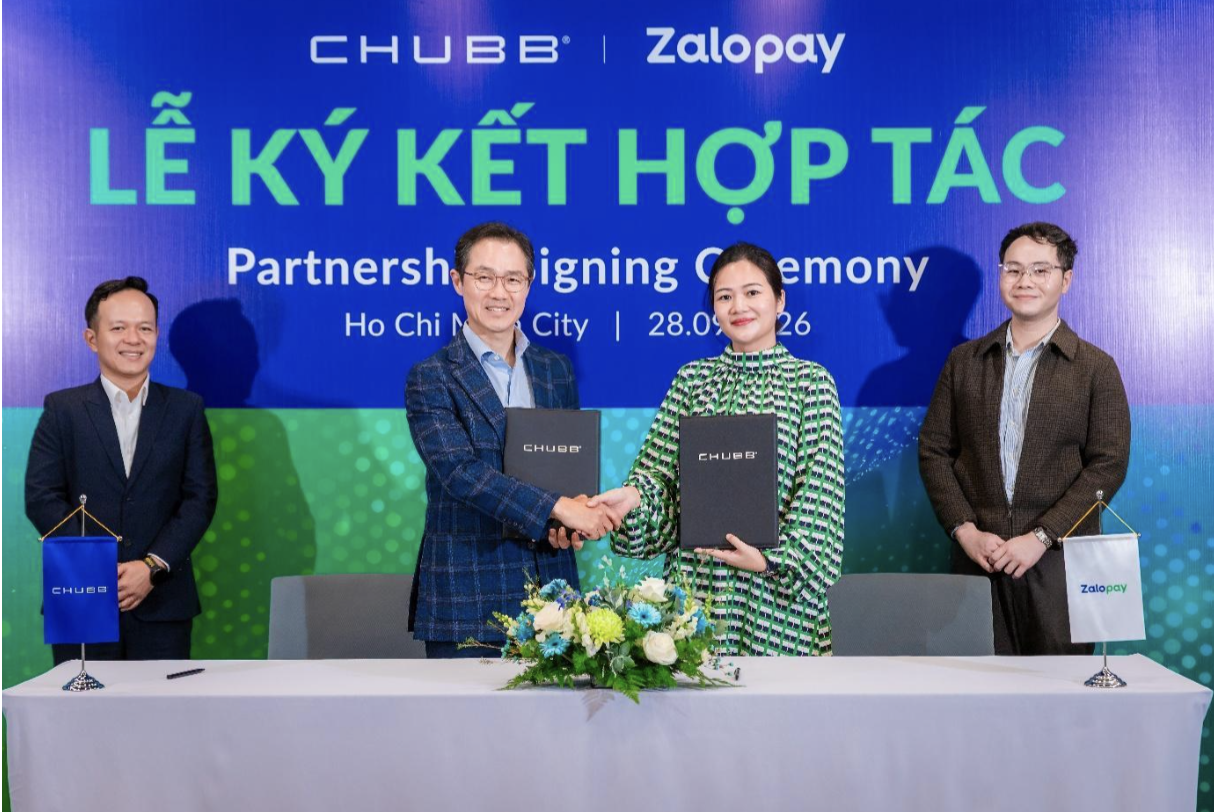 Chubb Life Việt Nam hợp tác Zalopay, mở rộng kênh phân phối bảo hiểm số