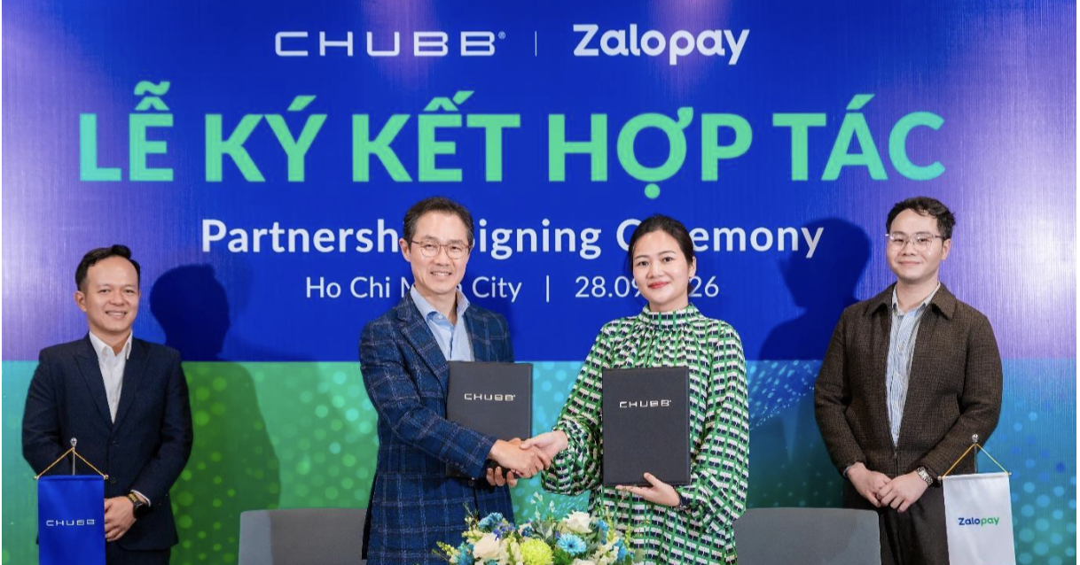 Chubb Life Việt Nam hợp tác Zalopay, mở rộng kênh phân phối bảo hiểm số