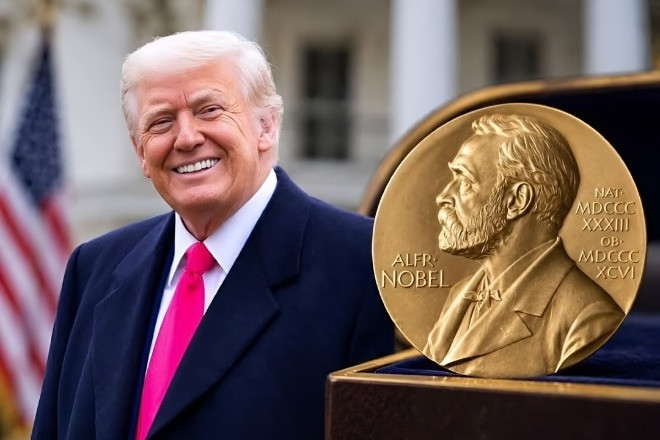 Ông Trump nói 'mình xứng đáng' nhận giải Nobel Hòa bình