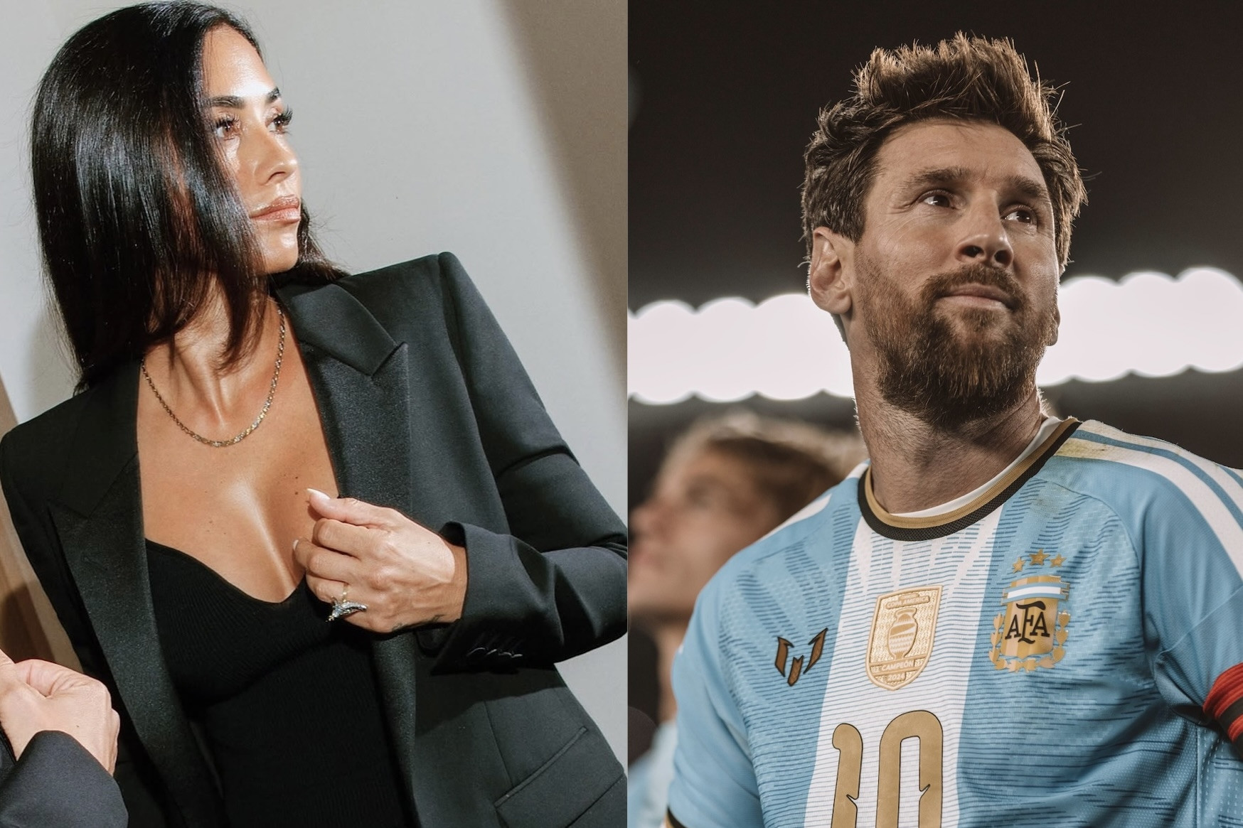Vợ người mẫu xúc động khi Messi khép lại chặng đường đời vĩ đại