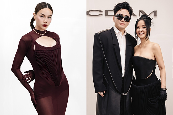 Hồ Ngọc Hà gợi cảm bên Hồng Nhung, Tùng Dương trên thảm đỏ