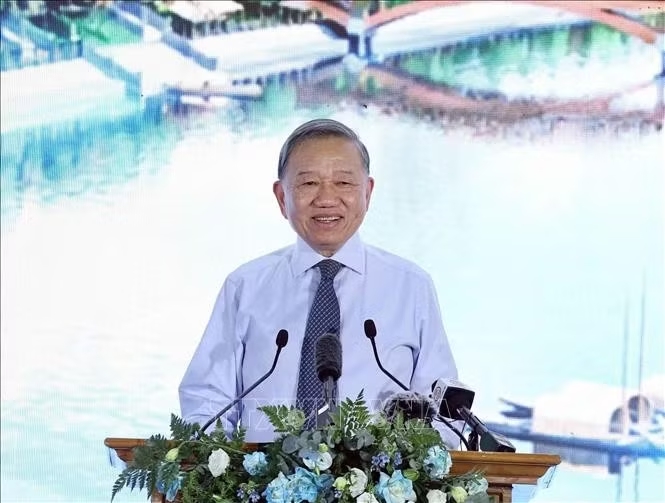 Tổng Bí thư, Chủ tịch nước Tô Lâm phát biểu chỉ đạo. Ảnh: Thống Nhất/TTXVN