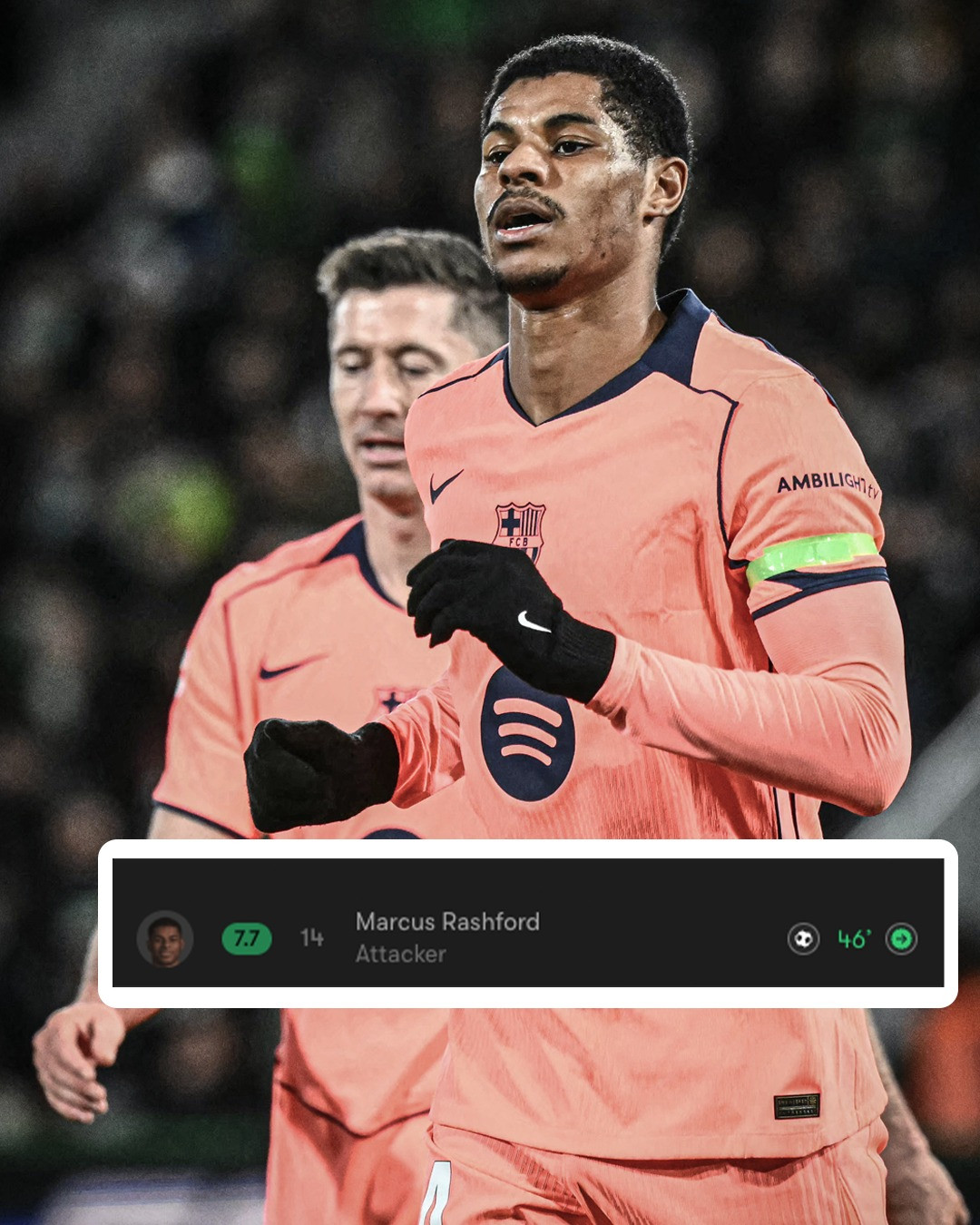 Marcus Rashford cũng góp công vào chiến thắng của Barca