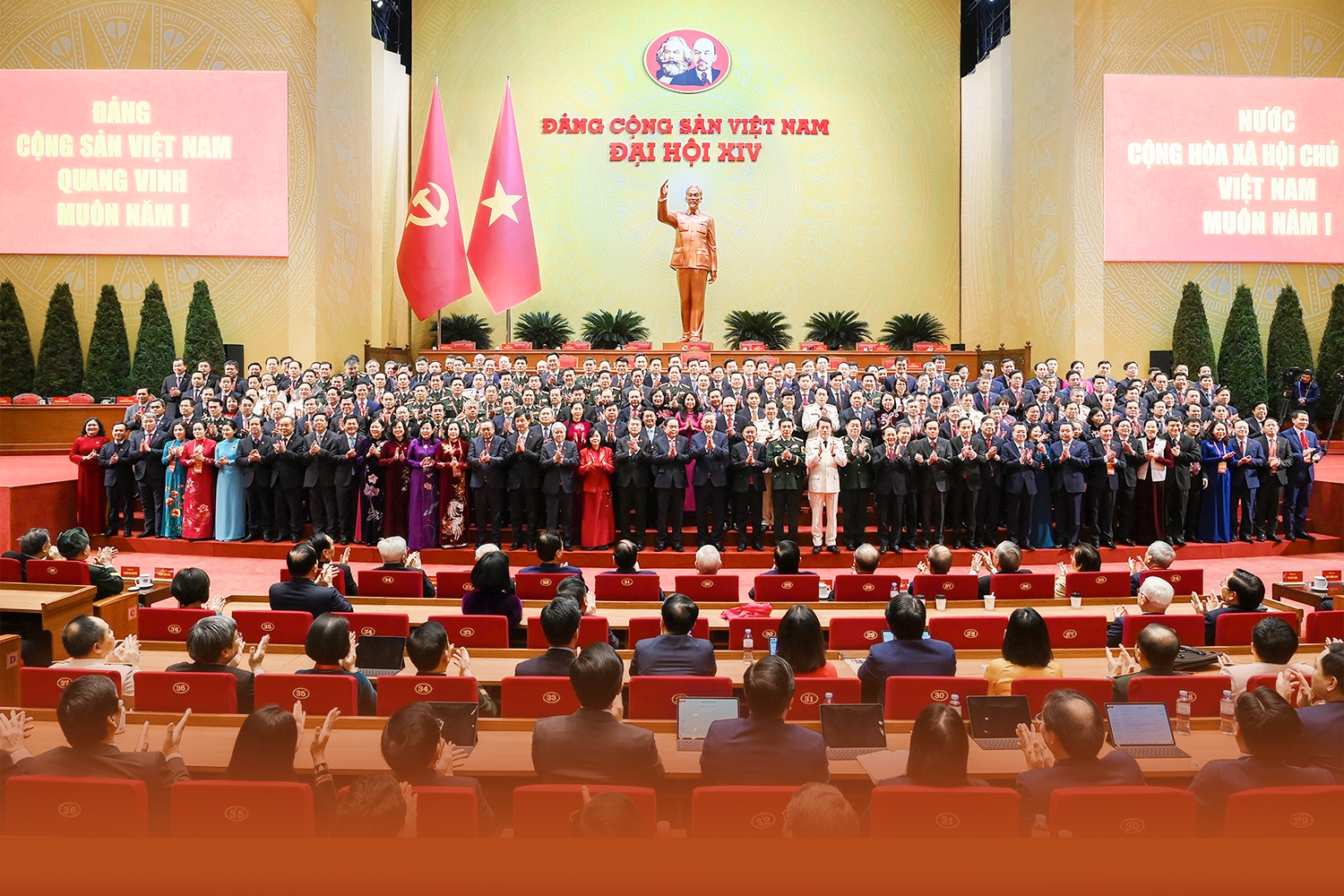 Những con số ấn tượng về BCH Trung ương, Bộ Chính trị, Ban Bí thư khóa 14