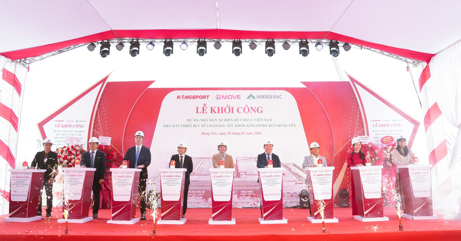 MOVE Việt Nam khởi công nhà máy sản xuất xe điện thứ 3