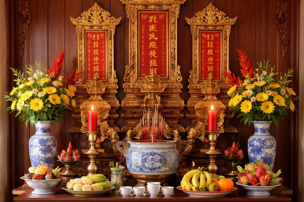 Những lưu ý khi dọn nhà, bày biện bàn thờ đón Tết để cả năm an cư, vượng khí