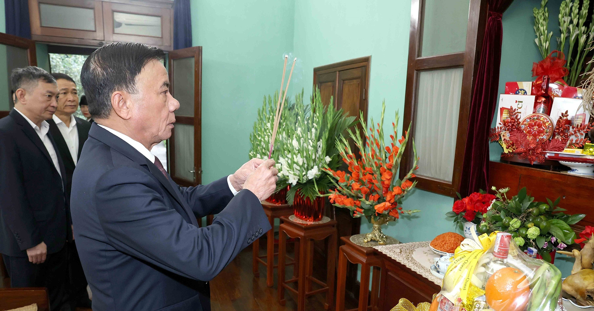 Thường trực Ban Bí thư Đặng Thị Hương nhớ Bác Hồ, có Tổng Bí thư Nguyễn Phú Trọng