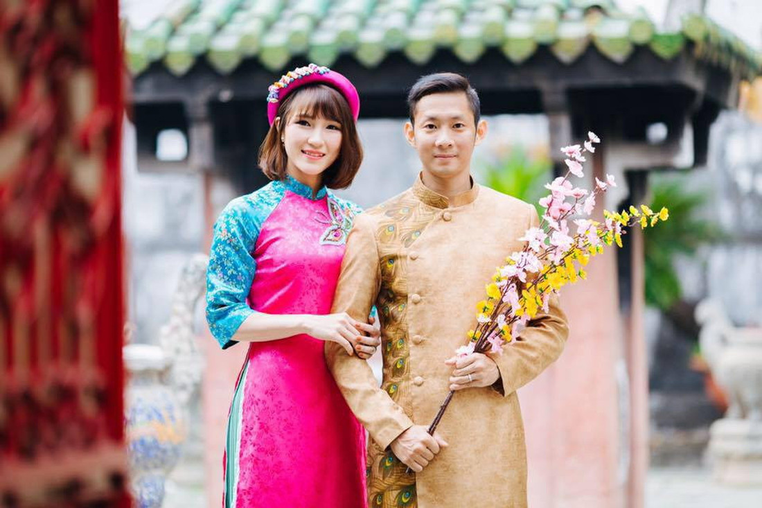 Những 'cặp đôi vàng' của Thể thao Việt Nam tien minh vu thi trang.jpg