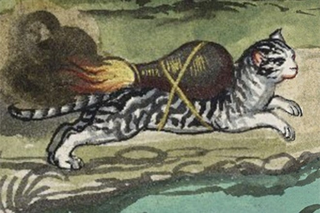 Vũ khí 'mèo tên lửa' khiến quân địch khiếp sợ trong các trận chiến cổ đại