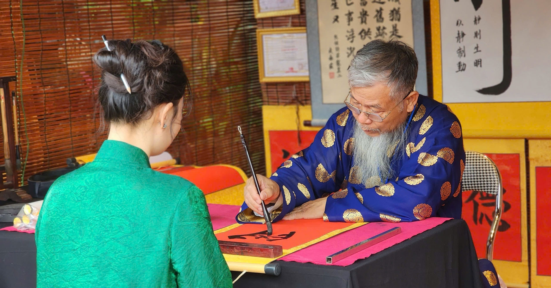 Đổi mới toàn diện không gian xin chữ đầu xuân tại Văn Miếu