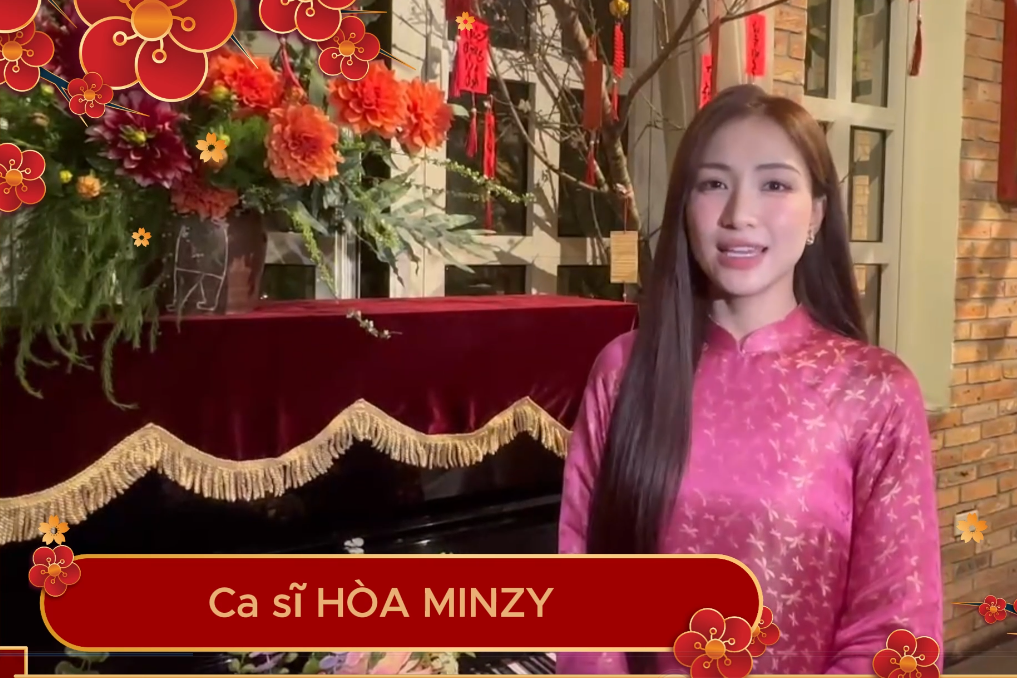 Hòa Minzy, Tùng Dương và dàn hoa hậu gửi lời chúc Tết 'ai cũng muốn nghe'