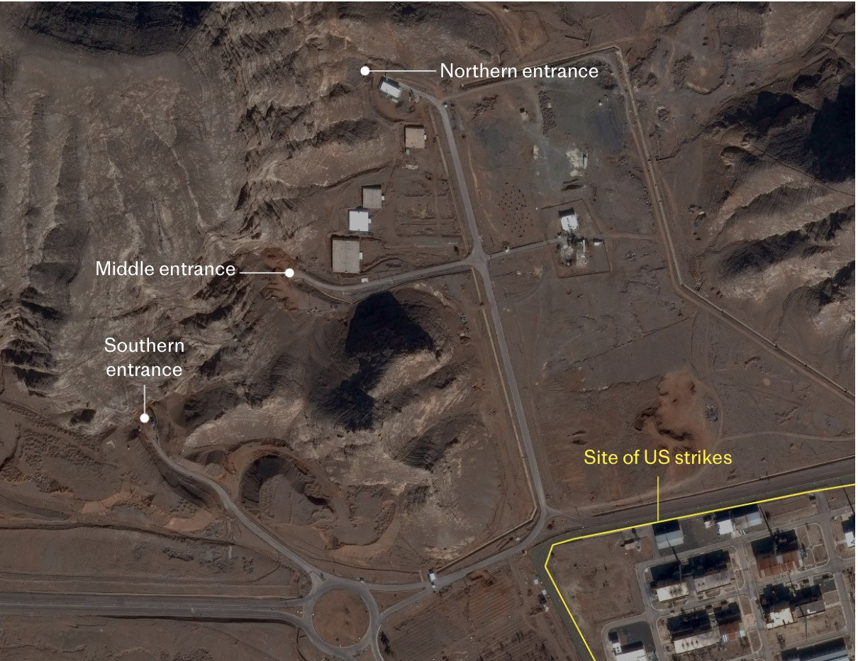 Khu liên hợp hạt nhân Iran. Ảnh: Teleraph