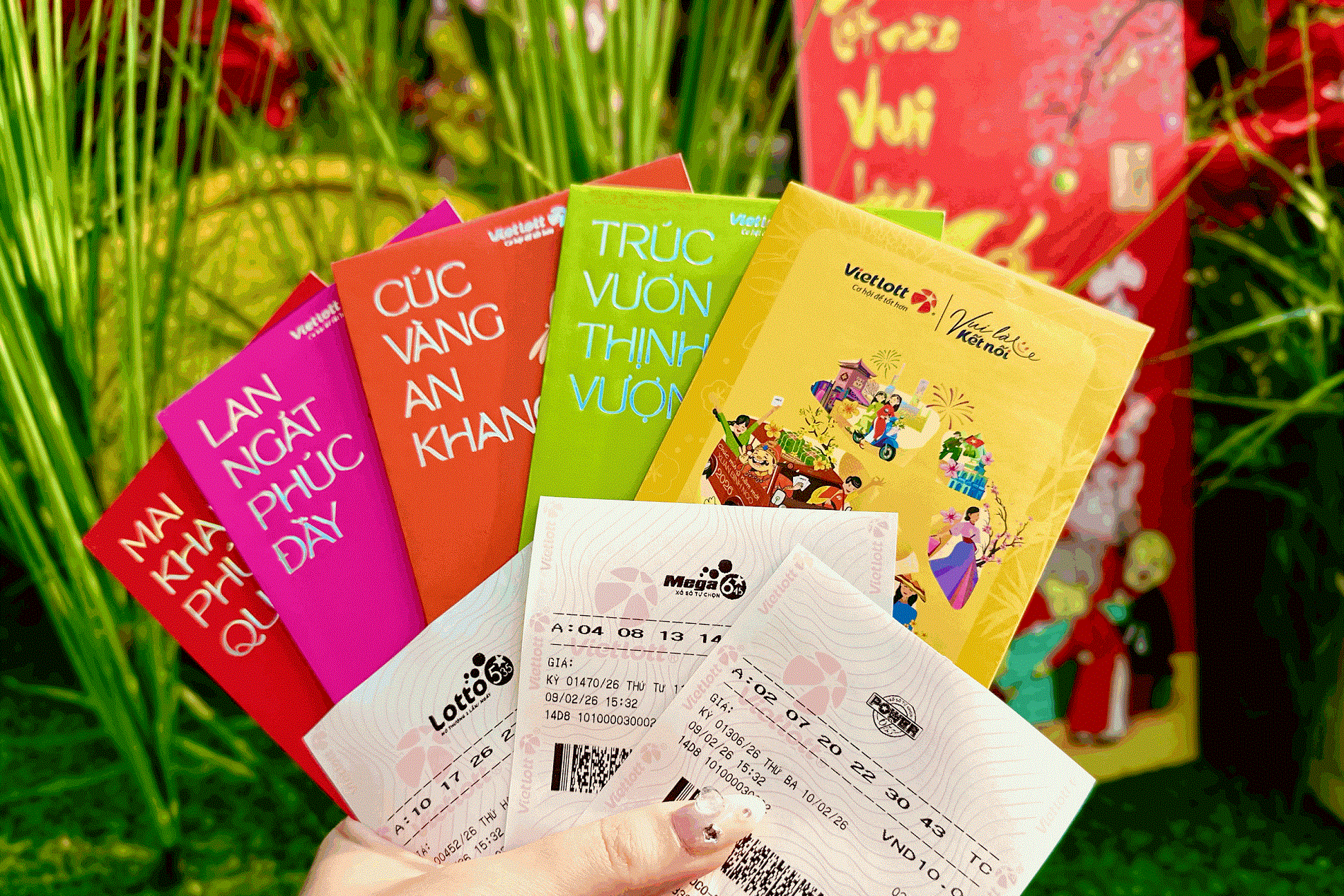 Trao may mắn đầu năm với xổ số