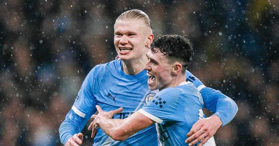 Haaland lập đại công, Man City đuổi sát Arsenal