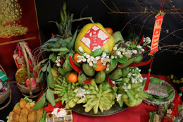 mâm ngũ quả tết