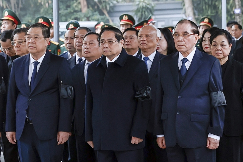 Thủ tướng viếng nguyên Phó Chủ tịch Hội đồng Bộ trưởng Đoàn Duy Thành