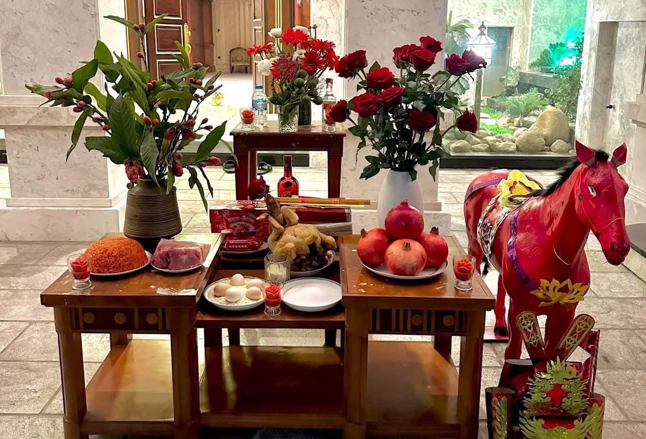 Văn khấn giao thừa ngoài trời tết Bính Ngọ 2026 chuẩn truyền thống