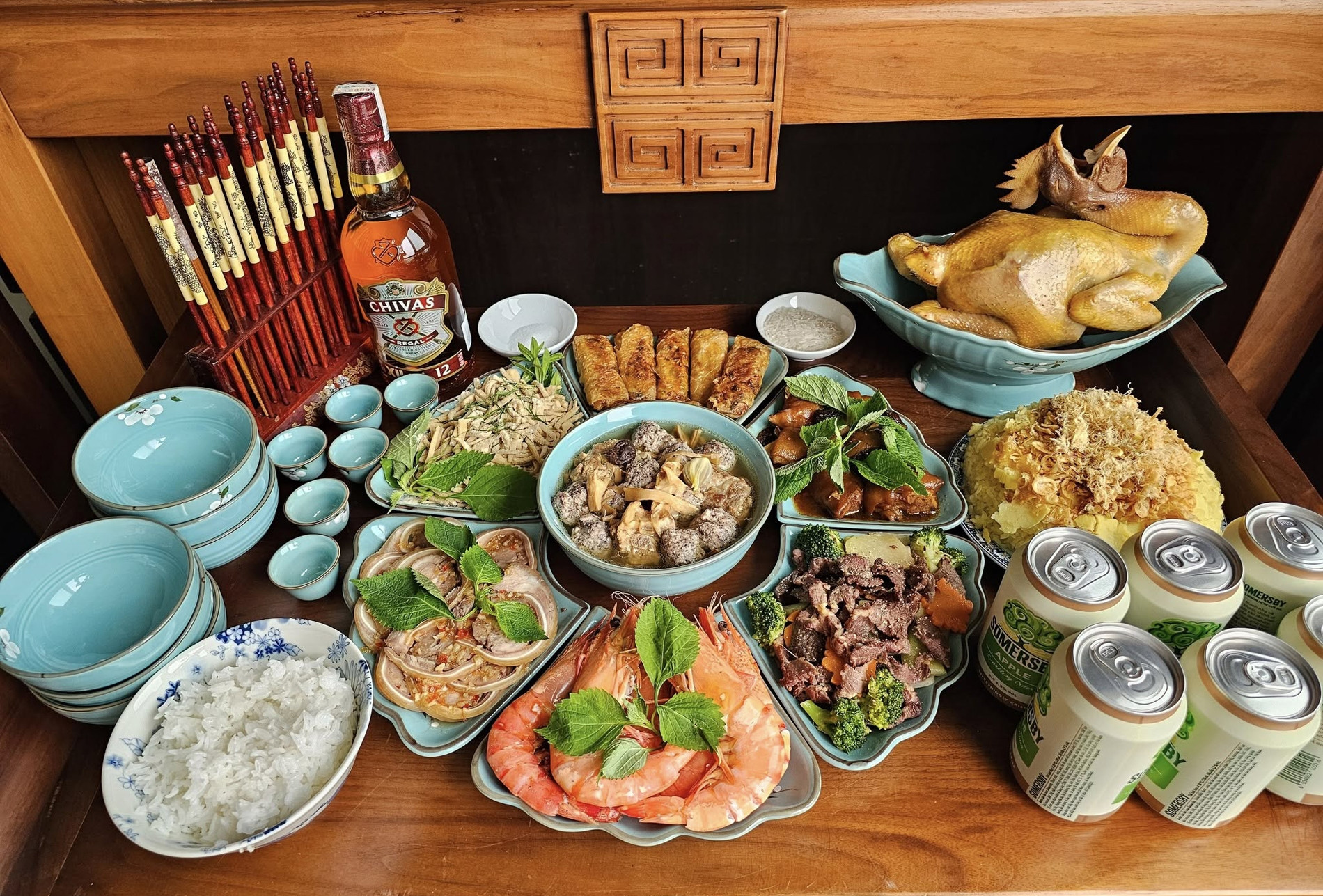 Mâm cúng mùng 1 tết Nguyên đán 2026 đầy đủ, chi tiết nhất