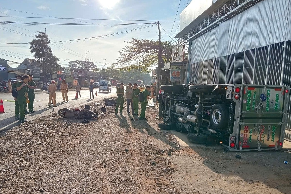 Tai nạn liên hoàn ở Lâm Đồng, 3 người thương vong