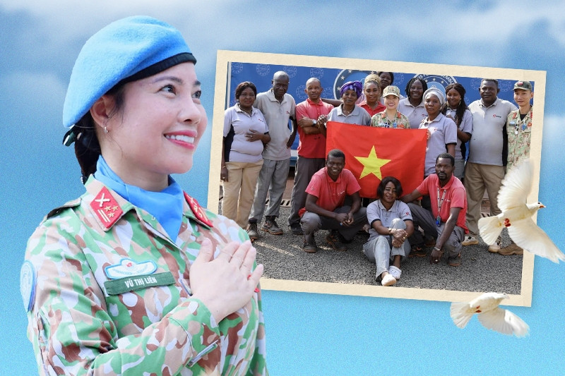 Ấn tượng về nữ sĩ quan đầu tiên trúng tuyển vào Văn phòng Liên lạc Liên Hợp Quốc