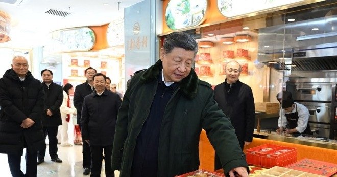Tiệm bánh ngọt ở Bắc Kinh &amp;apos;cháy hàng&amp;apos; sau khi được ông Tập Cận Bình chúc Tết