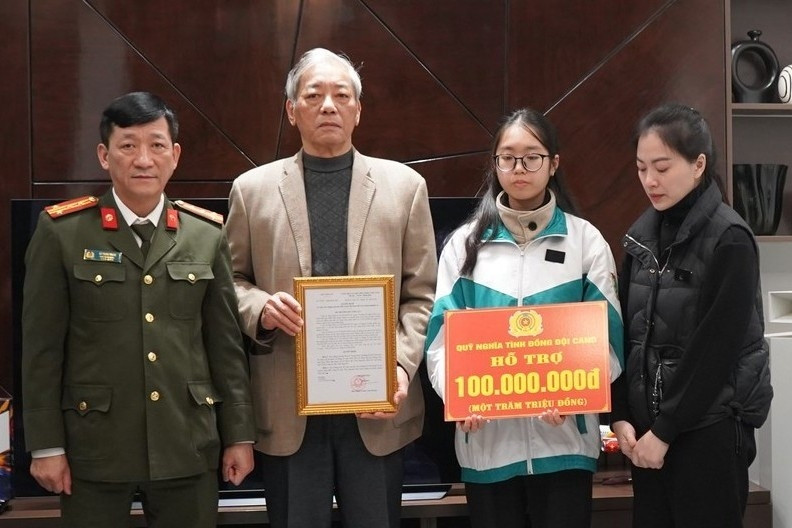 Truy thăng hàm thượng tá cho cán bộ CSGT Lao Hoàng Hải hy sinh khi làm nhiệm vụ