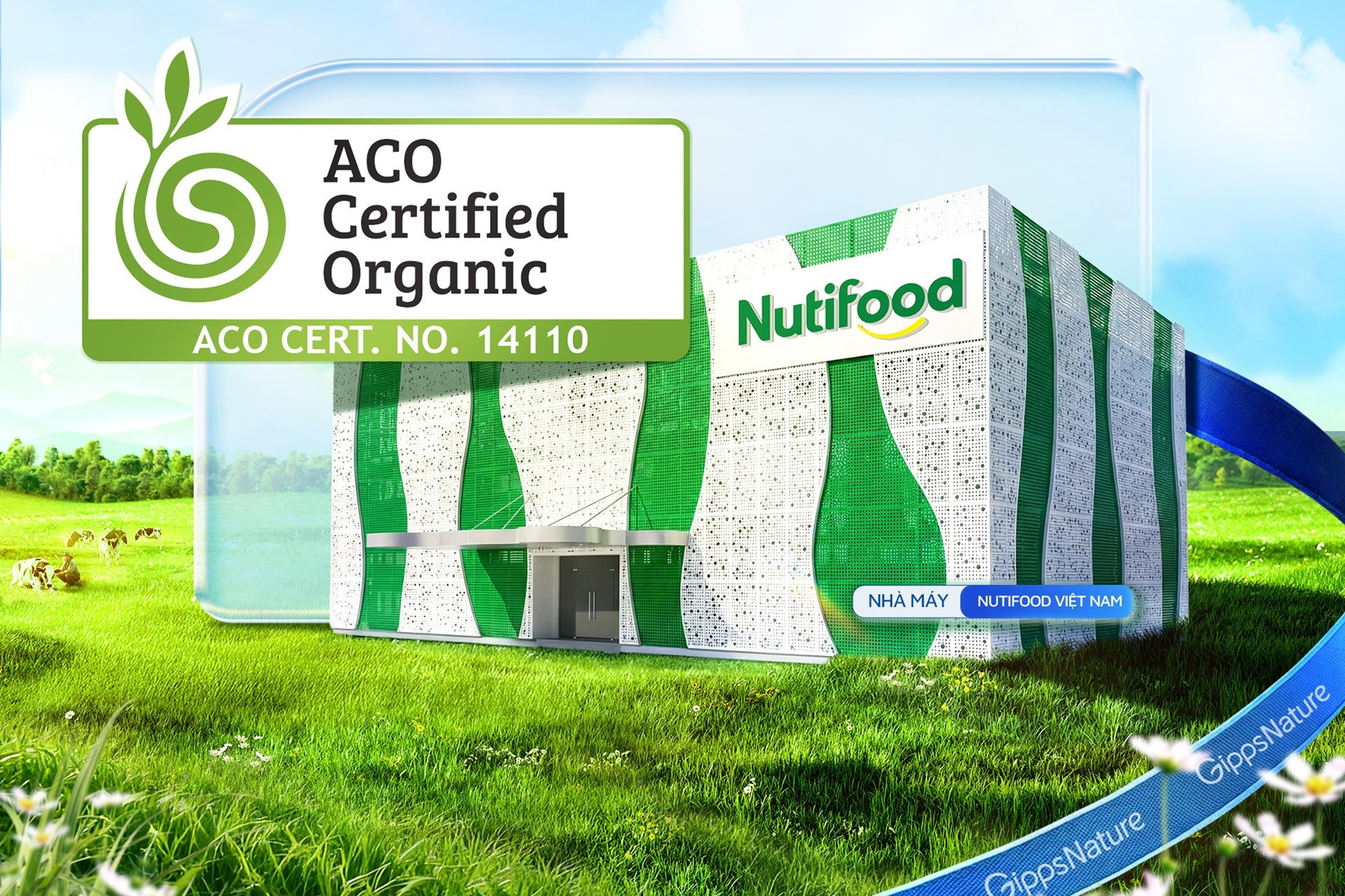 Dây chuyền sản xuất sữa công thức pha sẵn Nutifood đạt chứng nhận hữu cơ ACO