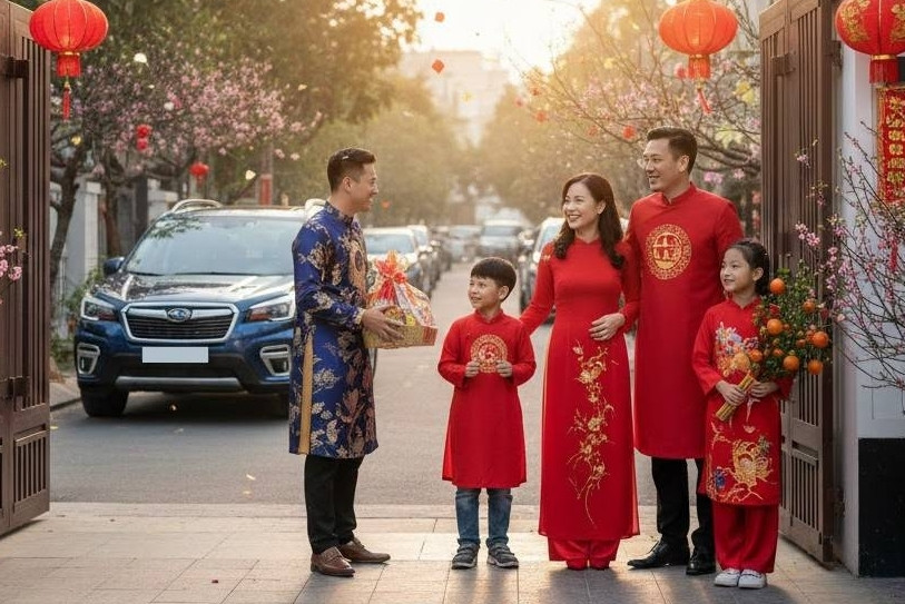 Đi xông đất năm Bính Ngọ 2026 bằng xe màu gì cho hợp phong thuỷ, hút tài lộc?