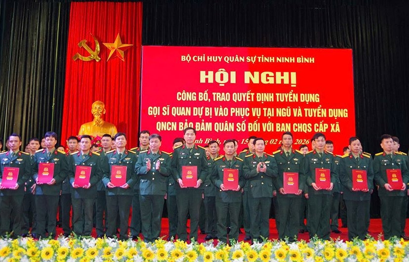 Bộ Quốc phòng tuyển dụng quân nhân chuyên nghiệp vào Ban Chỉ huy quân sự cấp xã