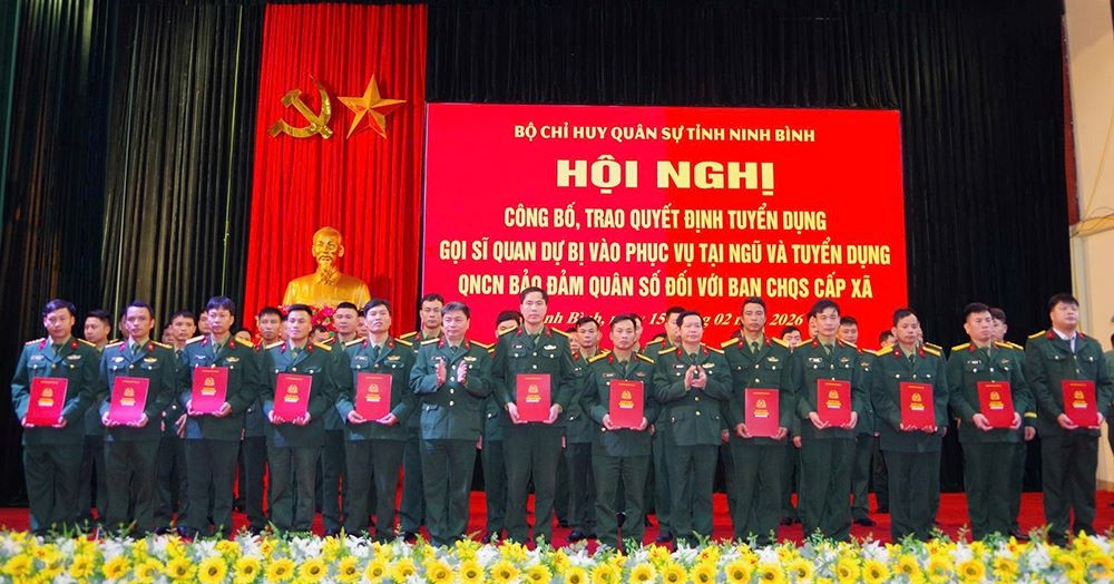 Bộ Quốc phòng tuyển dụng quân nhân chuyên nghiệp vào Ban Chỉ huy quân sự cấp xã