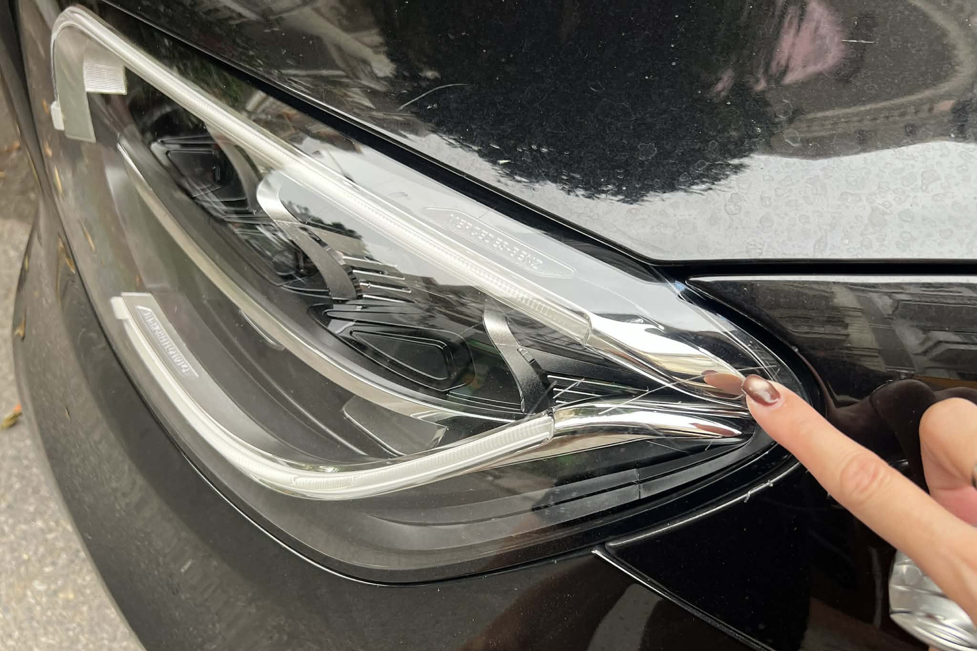 Điều khó hiểu nhất ở bản định giá sửa xe Mercedes-Benz GLC 200 bị cào xước