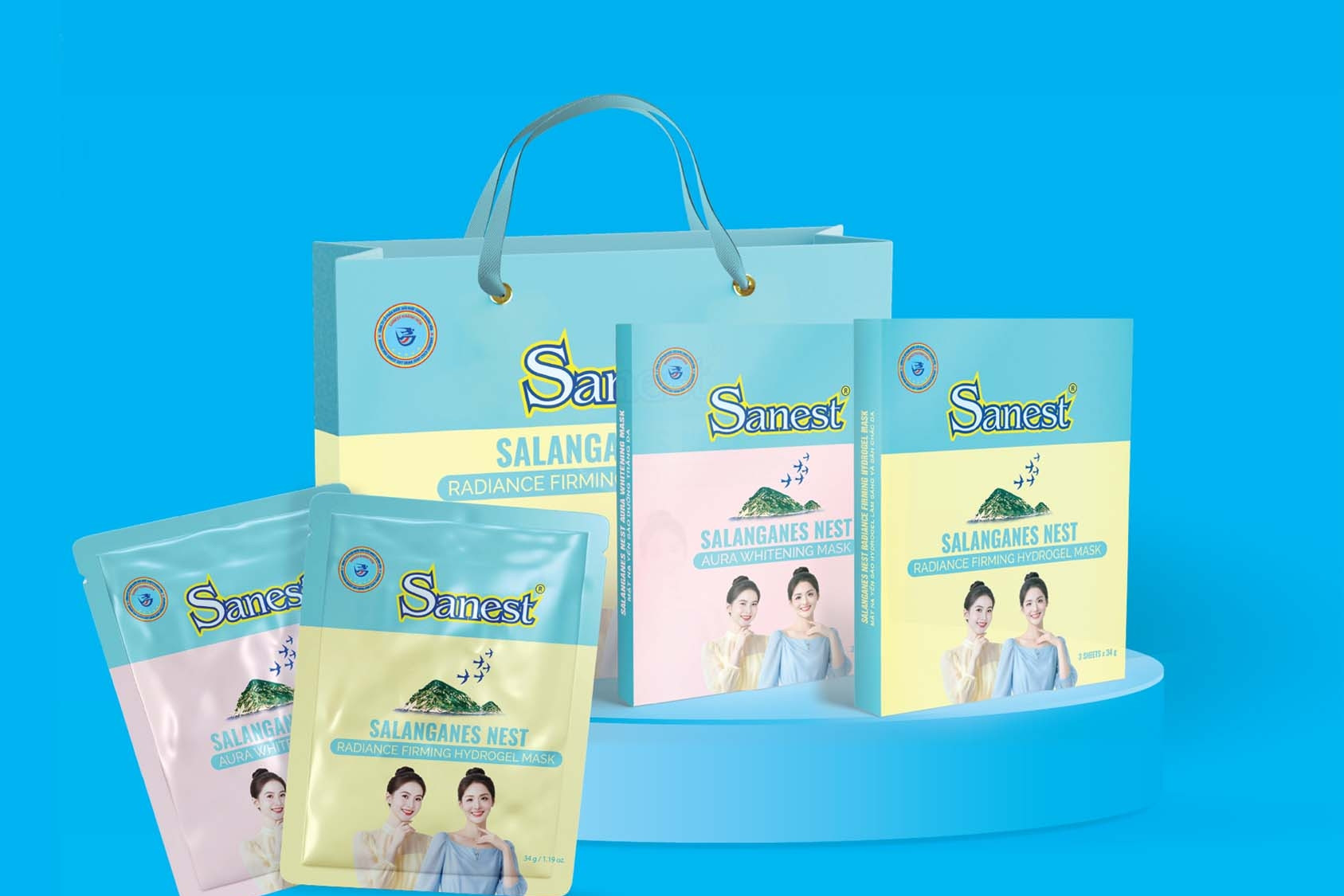 Làm đẹp ngày Tết với Mặt nạ Yến sào Sanest