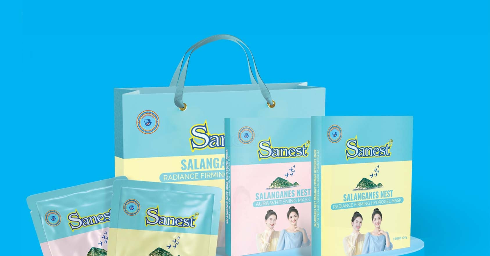 Làm đẹp ngày Tết với Mặt nạ Yến sào Sanest