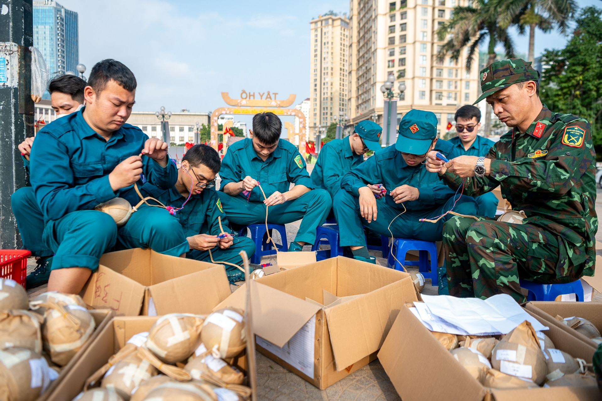 Trận địa pháo hoa sẵn sàng thắp sáng năm mới Bính Ngọ 2026