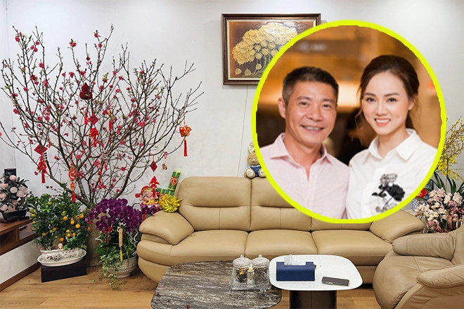 Căn hộ lộng lẫy của diễn viên Kiều Anh, NSND Công Lý ngày Tết