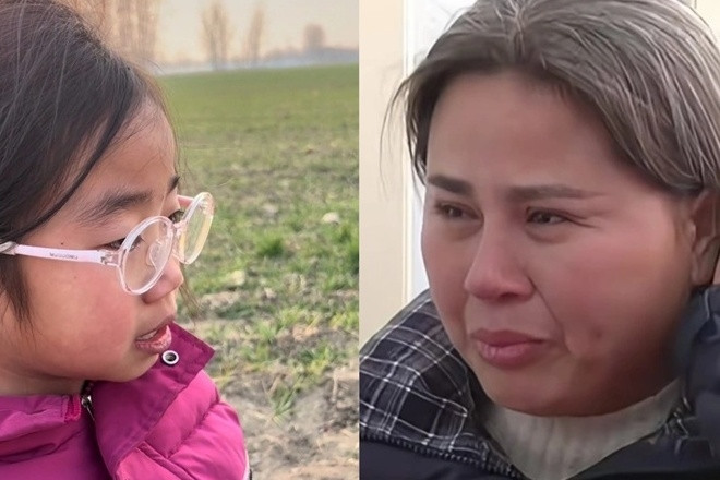 Bé gái ôm 6 giấy khen khóc nghẹn trước mộ mẹ dịp Tết khiến nhiều người xót xa