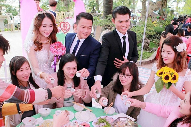 Anh em ruột ở Nghệ An cưới, hỏi cùng ngày, xây nhà chung vách sống hòa thuận