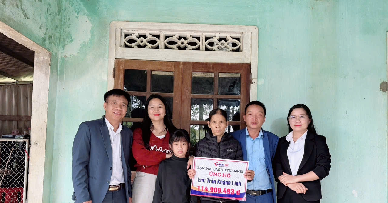 Bé gái Trần Khánh Linh ở Hà Tĩnh được bạn đọc ủng hộ hơn 114 triệu đồng