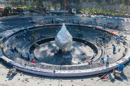 Ngắm tượng cá Ông bằng đồng cao gần 9m, nặng 50 tấn ở Bãi Sau Vũng Tàu Lắp biểu trưng giọt nước tưởng niệm nạn nhân Covid-19 tại công viên Lý Thái Tổ