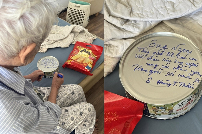 Cụ ông 91 tuổi ở TPHCM soạn quà Tết gửi con cháu, tự tay viết lời yêu thương