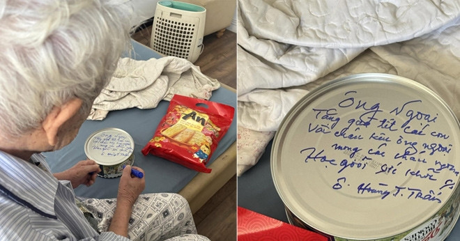 Cụ ông 91 tuổi ở TPHCM soạn quà Tết gửi con cháu, tự tay viết lời yêu thương